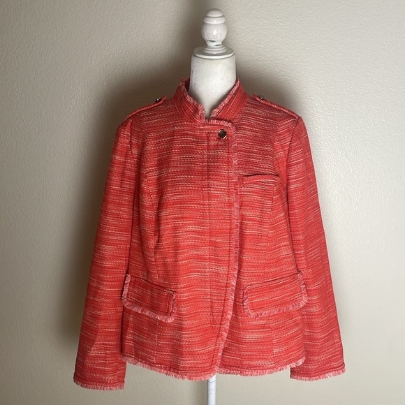 Chico’s - Textured Fringe Jacket - EUC - Picture 7 of 11